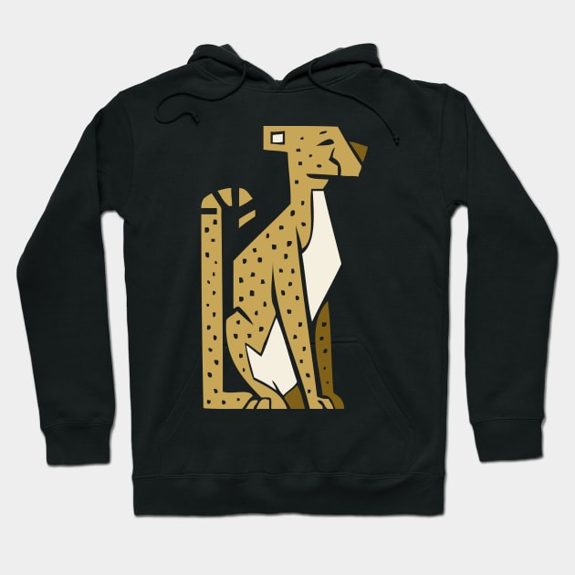 Simple Cheetah Hoodie by CliffeArts